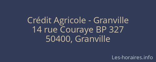 Crédit Agricole - Granville