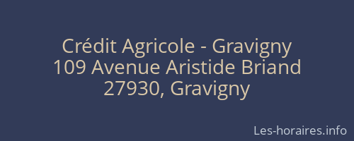 Crédit Agricole - Gravigny