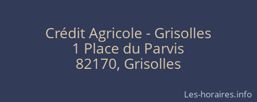 Crédit Agricole - Grisolles
