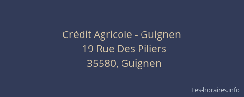 Crédit Agricole - Guignen