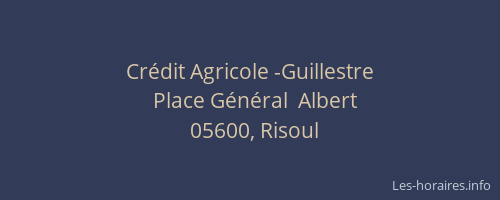 Crédit Agricole -Guillestre