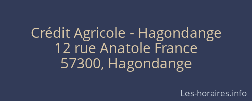 Crédit Agricole - Hagondange