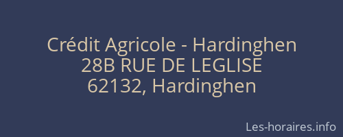 Crédit Agricole - Hardinghen