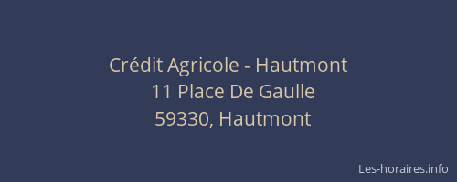 Crédit Agricole - Hautmont