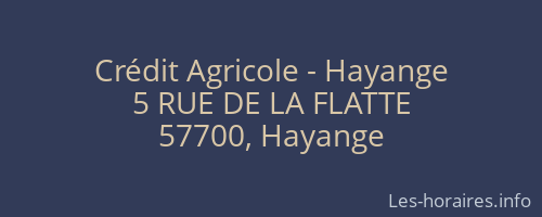 Crédit Agricole - Hayange