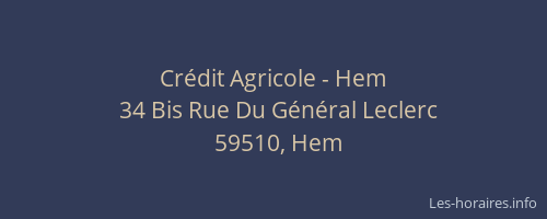Crédit Agricole - Hem