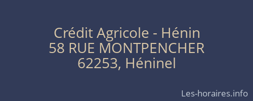 Crédit Agricole - Hénin