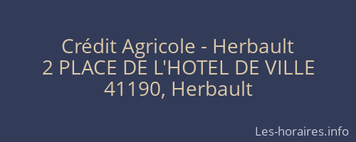 Crédit Agricole - Herbault