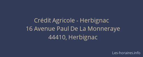 Crédit Agricole - Herbignac
