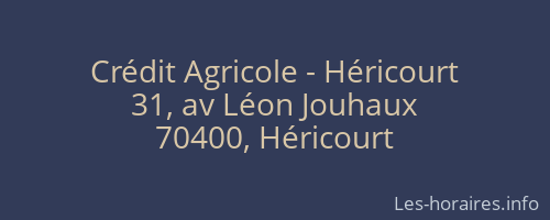 Crédit Agricole - Héricourt