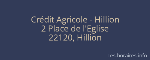 Crédit Agricole - Hillion