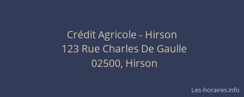 Crédit Agricole - Hirson