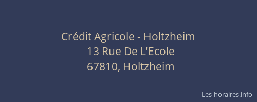 Crédit Agricole - Holtzheim