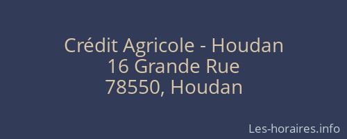Crédit Agricole - Houdan