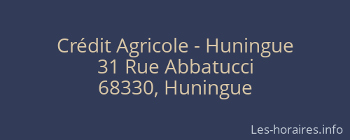 Crédit Agricole - Huningue