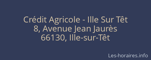 Crédit Agricole - Ille Sur Têt