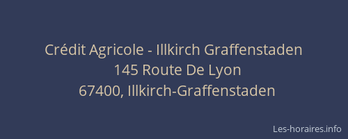 Crédit Agricole - Illkirch Graffenstaden