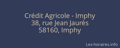 Crédit Agricole - Imphy