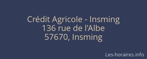 Crédit Agricole - Insming
