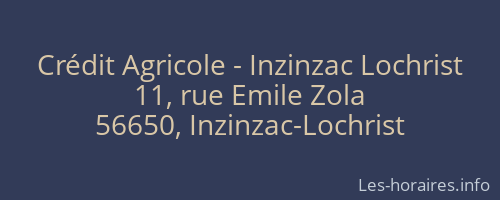 Crédit Agricole - Inzinzac Lochrist
