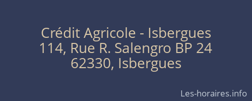 Crédit Agricole - Isbergues