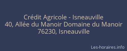 Crédit Agricole - Isneauville