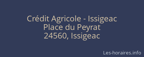 Crédit Agricole - Issigeac