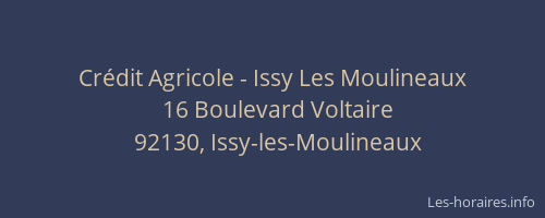Crédit Agricole - Issy Les Moulineaux
