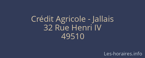 Crédit Agricole - Jallais