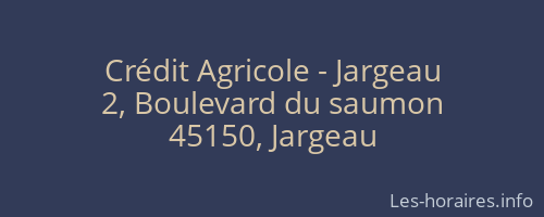 Crédit Agricole - Jargeau