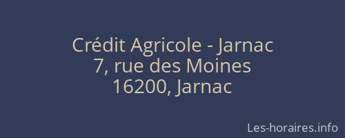 Crédit Agricole - Jarnac