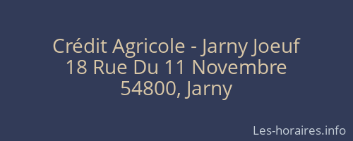 Crédit Agricole - Jarny Joeuf