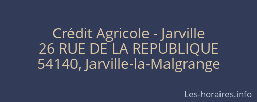 Crédit Agricole - Jarville