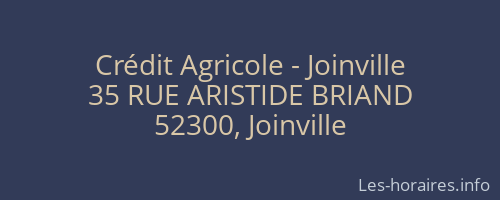 Crédit Agricole - Joinville