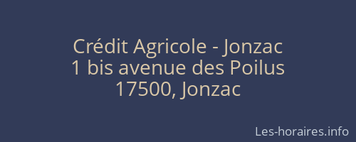 Crédit Agricole - Jonzac