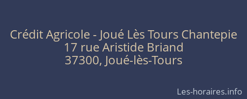Crédit Agricole - Joué Lès Tours Chantepie