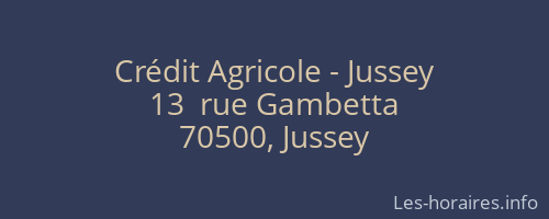 Crédit Agricole - Jussey