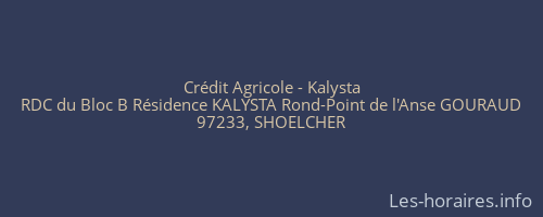 Crédit Agricole - Kalysta