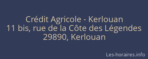 Crédit Agricole - Kerlouan