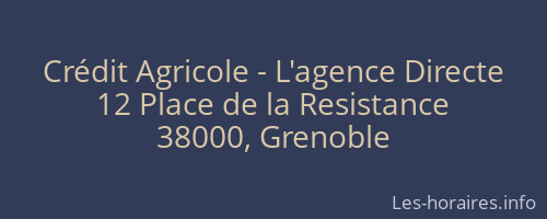 Crédit Agricole - L'agence Directe