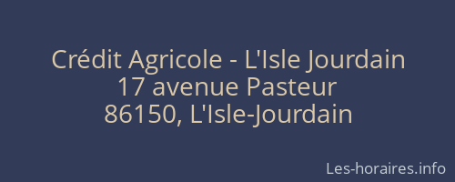 Crédit Agricole - L'Isle Jourdain
