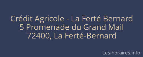 Crédit Agricole - La Ferté Bernard