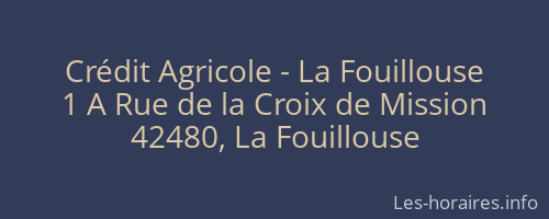 Crédit Agricole - La Fouillouse