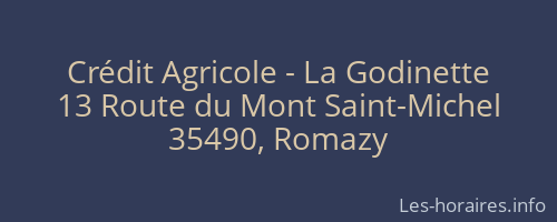 Crédit Agricole - La Godinette