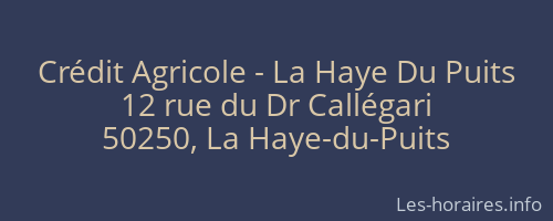Crédit Agricole - La Haye Du Puits