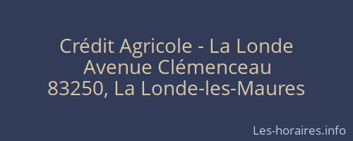 Crédit Agricole - La Londe
