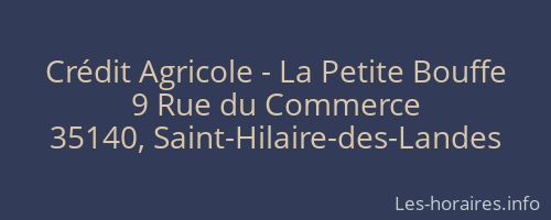 Crédit Agricole - La Petite Bouffe