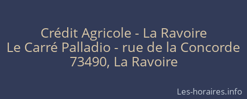 Crédit Agricole - La Ravoire