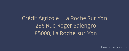 Crédit Agricole - La Roche Sur Yon