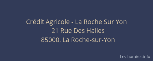 Crédit Agricole - La Roche Sur Yon